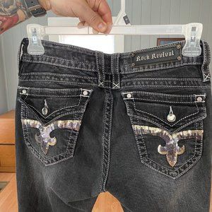 Rock Revival Jeans - Jen Boot 32 (black)